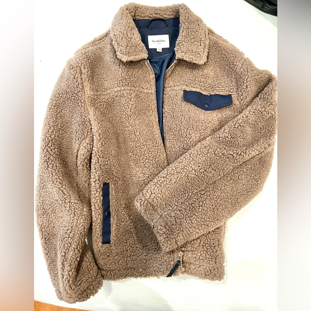 NWOT- Warm, comfortable fuzzy, teddy bear, jacket …never worn !